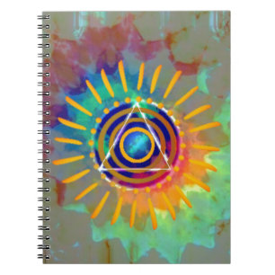 Geistiges Tyedye Notizblock