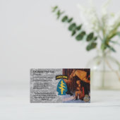 Geistlich-Visitenkarte (betender George Visitenkarte (Stehend Vorderseite)