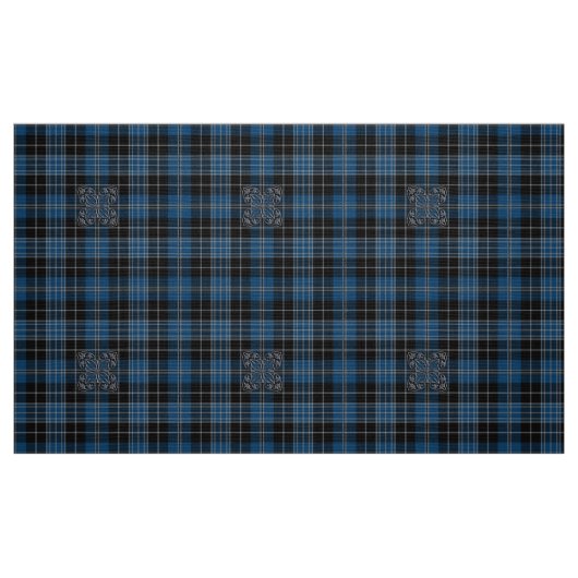Geistliche Blaue Tartan mit Muster Stoff (Fat Quarter (45,7 x 55,9 cm))