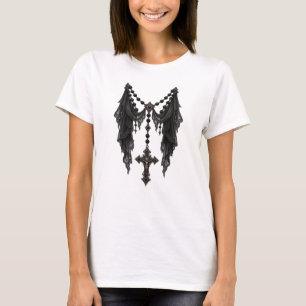 Geistliche Nonne Dunkle Gothic Halloween-Party-Ein T-Shirt