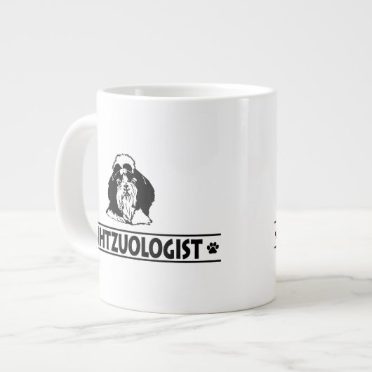 Geistlicher Schiiten-Tzu Jumbo-Tasse (Vorderseite Links)