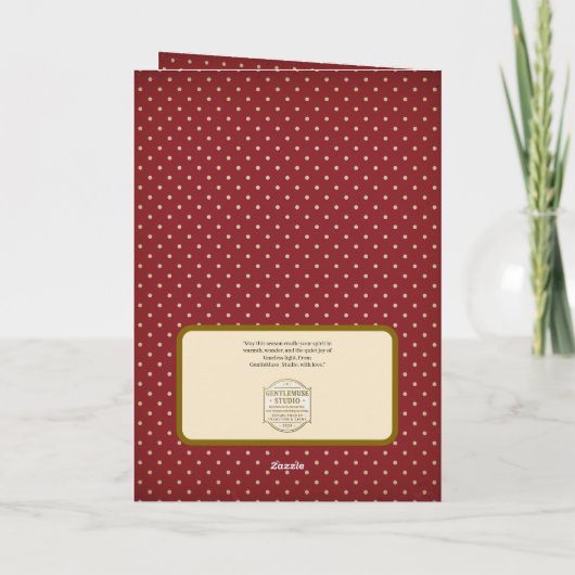 Geistlicher Winter-Segen Karte (Rückseite)