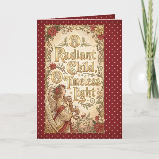 Geistlicher Winter-Segen Karte (Vorderseite)