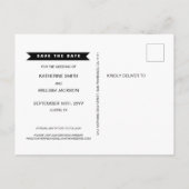 Geistreiche freie Getränke, die Save the Date Ankündigungspostkarte (Rückseite)