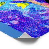 geistreiches U-Boot in tropischen Gewässern Poster (Ecke)