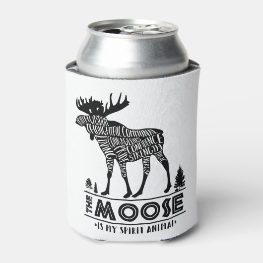 Geisttiere: Der Elch | Dosenkühler (Kanne Vorderseite)