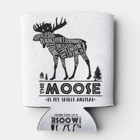 Geisttiere: Der Elch | Dosenkühler (Rückseite)