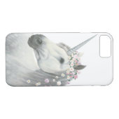 GeistUnicorn mit Blumen in der Mähne Case-Mate iPhone Hülle (Rückseite (Horizontal))
