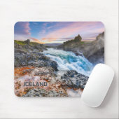 Geitafoss Wasserfälle, Island Mousepad (Mit Mouse)