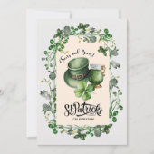 Gejammer und Bier. St. Patrick's Celebration Invit Einladung (Vorderseite)