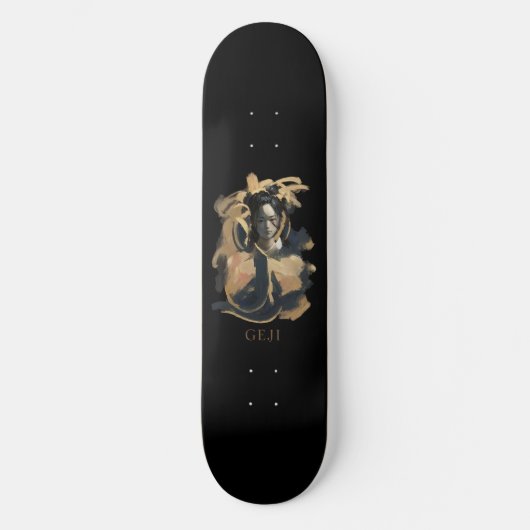 Geji Portrait Skateboard (Vorderseite)