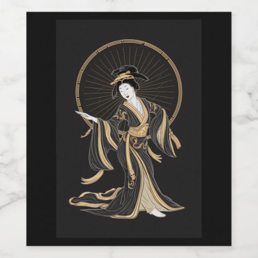 Geji Xue Susu Weinetikett (Einzelnes Label)