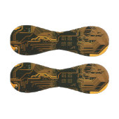 Gek Out Nerd PCB Orange Electronic Circuit Board Baseball (Paneele)