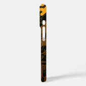 Gek Out Nerd PCB Orange Electronic Circuit Board Case-Mate iPhone Hülle (Rückseite / Links)