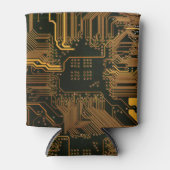 Gek Out Nerd PCB Orange Electronic Circuit Board Dosenkühler (Vorderseite)