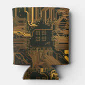 Gek Out Nerd PCB Orange Electronic Circuit Board Dosenkühler (Rückseite)