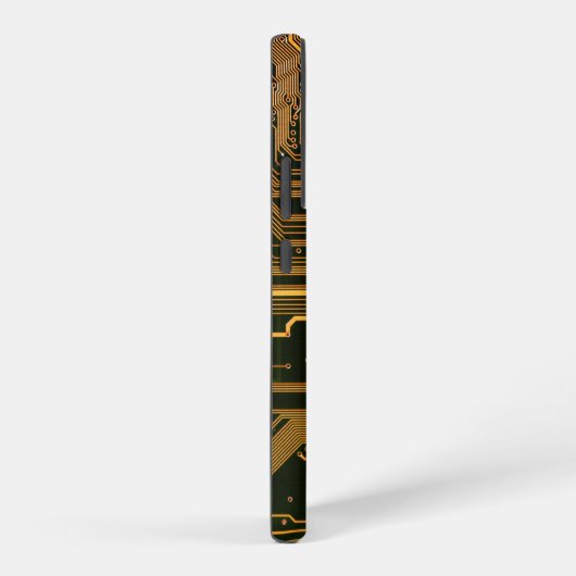 Gek Out Nerd PCB Orange Electronic Circuit Board Samsung Galaxy Hülle (Rechte Seite)