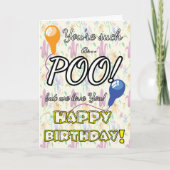 GEKACKT Ballons Kuchen lustigen Kindergeburtstag Karte (Vorderseite)