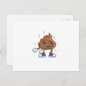 Gekackt Floß Postkarte (Vorne/Hinten)