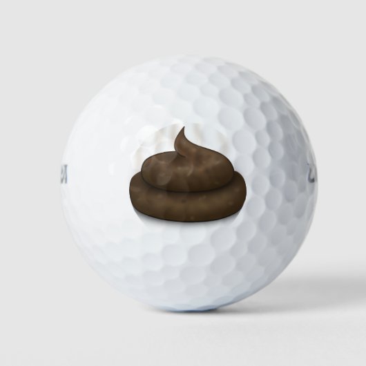 Gekackt Golfplätze Golfball (Vorderseite)