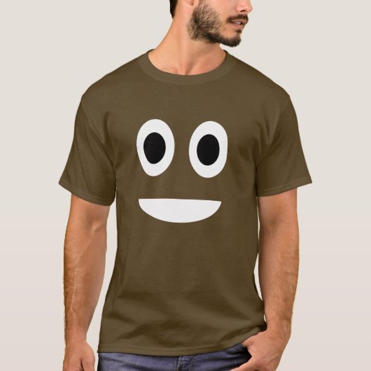 Gekackt Spaß T-Shirt (Vorderseite)