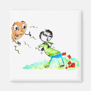 Gekackt Steine   Sun thumbs Up to Man Kacke Brille Magnet