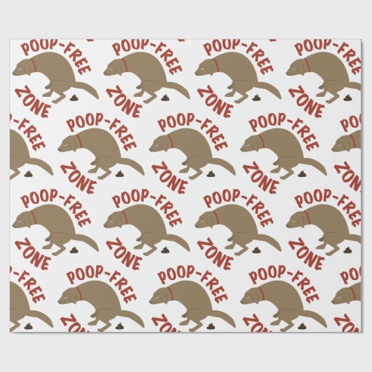 Gekackt Zone Geschenkpapier (Flach)