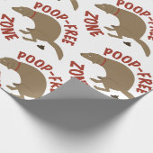 Gekackt Zone Geschenkpapier (Ecke)