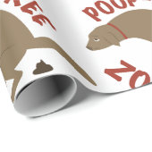 Gekackt Zone Geschenkpapier (Rolleneckpunkt)