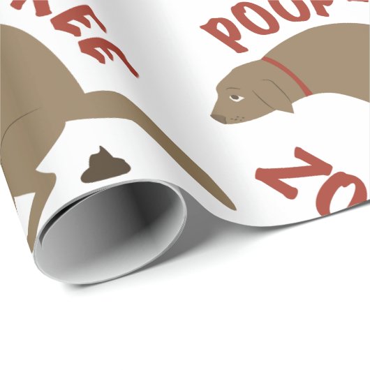 Gekackt Zone Geschenkpapier (Rolleneckpunkt)