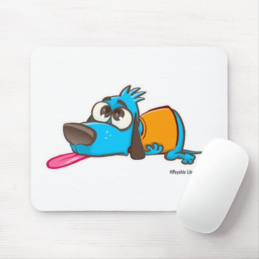 Gekackte HündchenMausunterlage Mousepad (Mit Mouse)