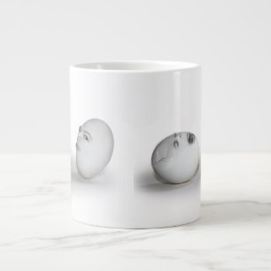 Gekacktes Ei und ein Zwinkern Jumbo-Tasse