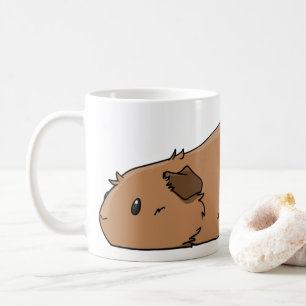 Gekacktes Schwein-niedliches rotbraunes Kaffeetasse