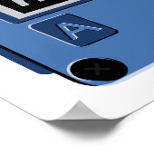 Gekassette Poster (Ecke)