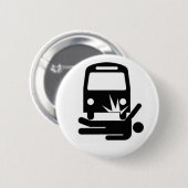 Gekennzeichneter Mann unter dem Bus Button (Vorne & Hinten)