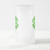 Gekennzeichneter Trinker Mattglas Bierglas (Mittel)