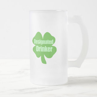 Gekennzeichneter Trinker Mattglas Bierglas