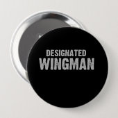 GEKENNZEICHNETER WINGMAN T - Shirt Button (Vorne & Hinten)