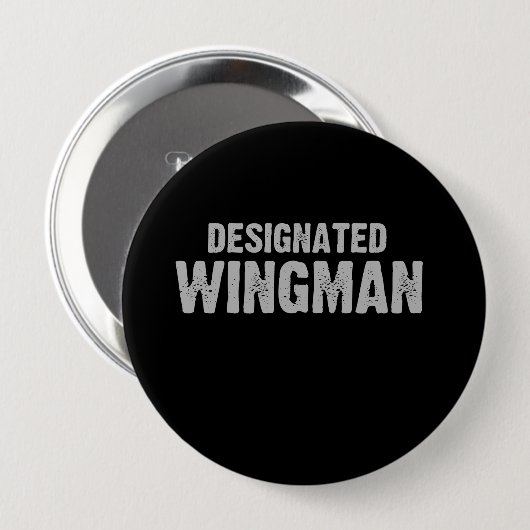 GEKENNZEICHNETER WINGMAN T - Shirt Button (Vorne & Hinten)