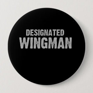 GEKENNZEICHNETER WINGMAN T - Shirt Button