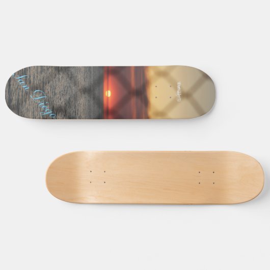 geketteter Sunset Skateboard (Horizontal)