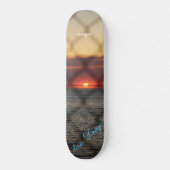 geketteter Sunset Skateboard (Vorderseite)