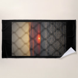 geketteter Sunset Strandtuch