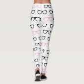 Gekgläser rosa Gänse Leggings (Rückseite)