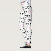Gekgläser rosa Gänse Leggings (Links)