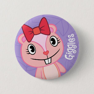 Gekicher-niedlicher Knopf Button