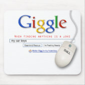 Gekicher-Suche Mousepad (Vorne)