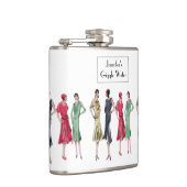 "Gekicher-Wasser" Zwanzigerjahre Flachmann (Rechts)