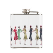 "Gekicher-Wasser" Zwanzigerjahre Flachmann (Rückseite)