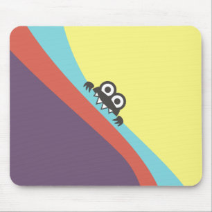 Gekippte bunte Spaß-Süßigkeits-beißende Mousepad